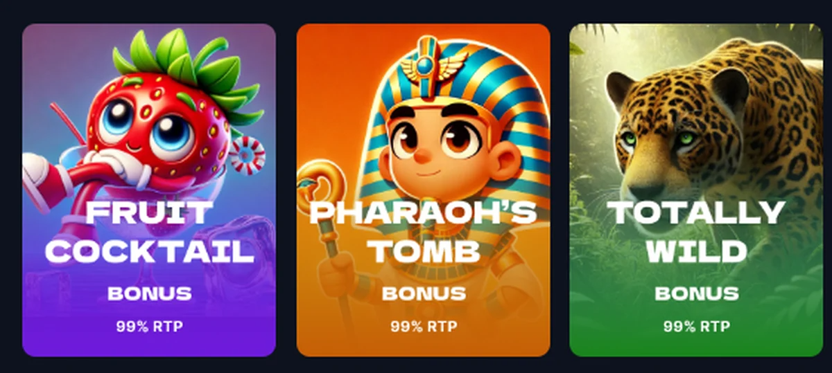 slot con rtp al 99 per cento su airbet fruit cocktail pharaohs tomb e totally wild